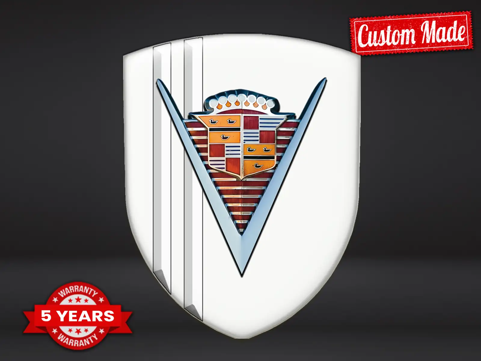 Cadillac Silikon Abzeichen Logo Tuning Racing Domes Edition ST